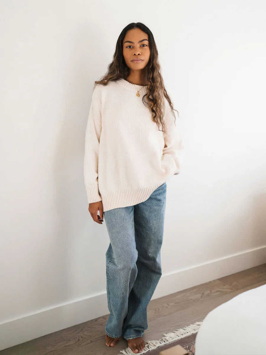ONE WEDNESDAY Cotton Crewneck