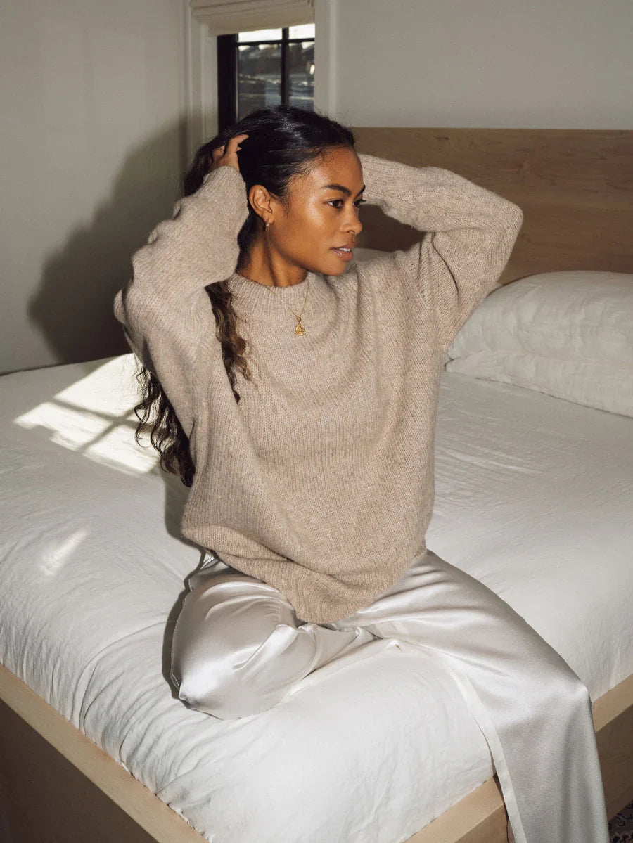 ONE WEDNESDAY Oversized Crewneck