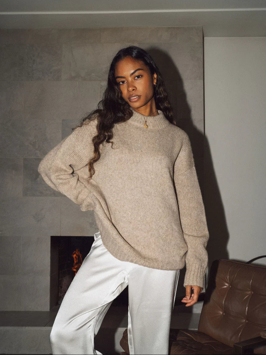 ONE WEDNESDAY Oversized Crewneck
