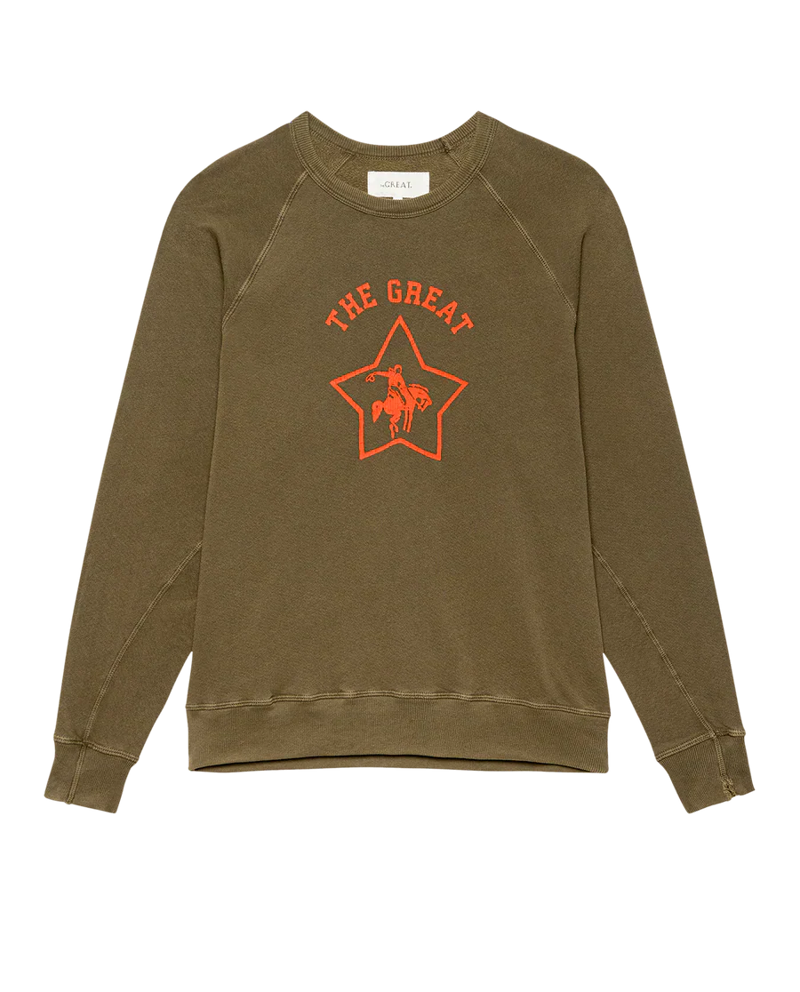 THE GREAT College Sweatshirt w/ Rodeo Star Graphic